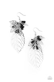 Paparazzi Instant Re-LEAF - Black Earrings