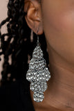 Paparazzi Instant Incandescence - Black Earrings