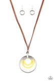 Paparazzi Hypnotic Happenings - Yellow Necklace