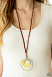 Paparazzi Hypnotic Happenings - Yellow Necklace
