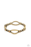 Paparazzi Interwoven Illusion - Brass Bracelet