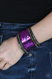 Paparazzi Heads Or MERMAID Tails - Purple Wrap Bracelet