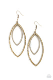 Paparazzi High Maintenance - Brass Earrings