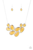Paparazzi Iridescently Irresistible - Yellow Necklace
