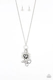 Paparazzi I Will Fly - White Lanyard Necklace