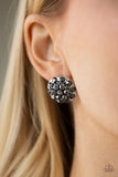 Paparazzi Hollywood Drama - Silver Post Earrings