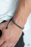 Paparazzi Hurrah - Black Men's Bracelet