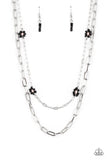 Paparazzi Bold Buds - Black Necklace