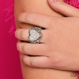 Paparazzi Romantic Escape - White Ring