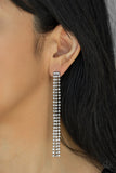 Paparazzi Stellar Starlight - Black Post Earrings