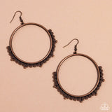 Paparazzi Ultra Untamable - Copper Earrings