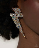 Paparazzi Electric Effulgence - Gold Post Earrings