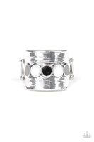 Paparazzi Dusky Dunes - White Ring