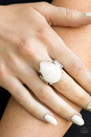 Paparazzi Mojave Minerals - White Ring