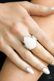 Paparazzi Mojave Minerals - White Ring