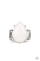 Paparazzi Mojave Minerals - White Ring