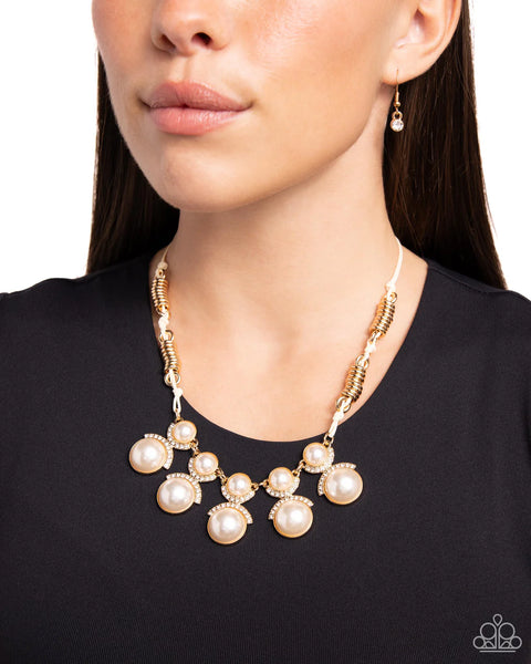 Paparazzi Coil Charisma - Gold Necklace