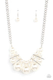 Paparazzi Challenge Accepted - White Necklace