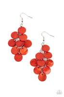 Paparazzi Tropical Tryst - Orange Earrings