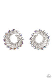 Paparazzi Firework Fanfare - Multi Post Earrings