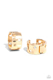 Paparazzi Setting the STAR High - Gold Hoop earrings