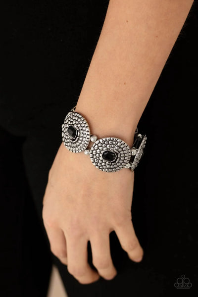Paparazzi Prismatic Prowl - Black Bracelet