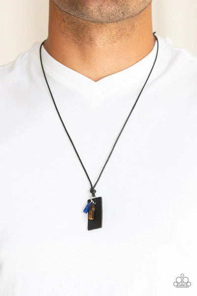 Paparazzi Mountain Scout - Black Necklace