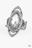 Paparazzi Hot Off The EMPRESS - White Ring