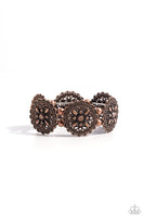 Paparazzi Leave of Lace - Copper Bracelet