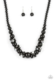 Paparazzi All Dolled UPSCALE - Black Necklace