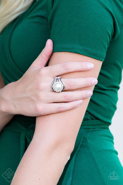 Paparazzi Pampered In Pearls- White Ring