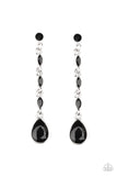 Paparazzi Must Love Diamonds - Black Post Earrings