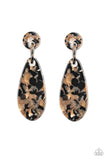 Paparazzi A HAUTE Commodity - Black Post Earrings