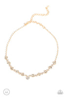 Paparazzi Regal Rebel - Gold Choker Necklace