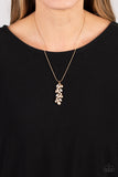 Paparazzi Pearls Before VINE - Gold Necklace