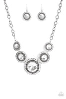 Paparazzi Global Glamour - White Necklace