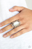 Paparazzi Fairytale Flair - White Ring