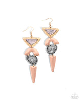 Paparazzi Shape Shifting Stones - Multi Post Earrings