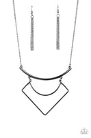 Paparazzi Egyptian Edge - Black Necklace