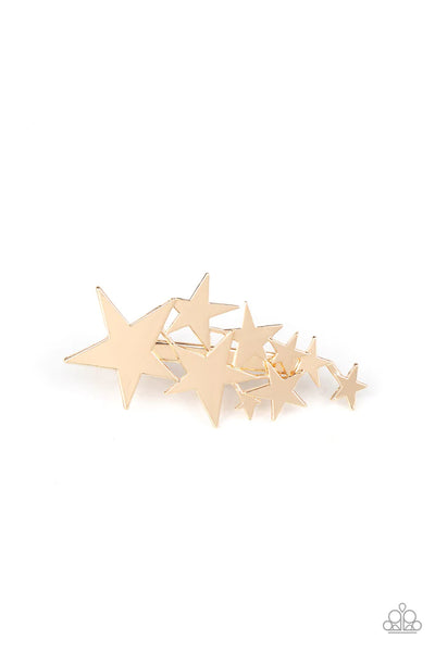 Paparazzi She STAR-ted It! - Gold Hair Clip