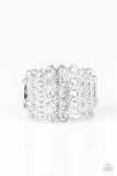 Paparazzi Million Dollar Masquerade - White Ring