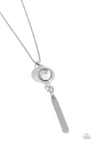 Paparazzi Rotating Radiance - White Necklace
