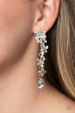 Paparazzi LIGHT at the Opera - Gold Post Earrings