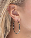 Paparazzi Manufactured Monochromatic - Brass Hoop Earrings