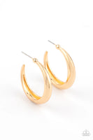 Paparazzi Lay It On Thick - Gold Earrings