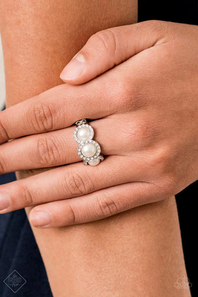 Paparazzi Shut The Front DIOR! - White Ring