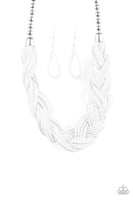 Paparazzi The Great Outback - White Necklace