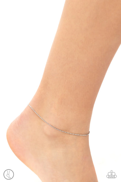 Paparazzi High-Tech Texture - Silver Anklet