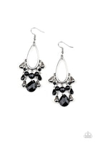 Paparazzi Summer Catch - Black Earrings