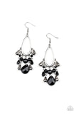 Paparazzi Summer Catch - Black Earrings